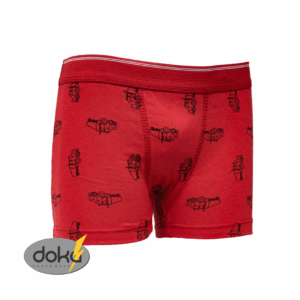 REF: 141 - CUECA INFANTIL BOXER COTON 4% ESTAMPADA P/M/G