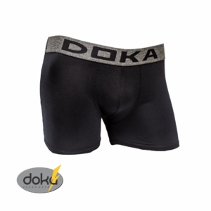 REF: 169 - CUECA ADULTO BOXER MICROFIBRA LISA  ELÁSTICO PERSONALIZADO MESCLA GG