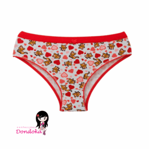 REF: 189 - TANGA BIQUINI COTTON 4% ESTAMPADA P/M/G/GG